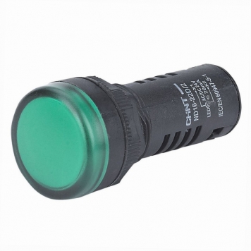 Индикатор ND16-22D/2C зеленый, встр. резистор, IP65 АС/DC110В (R)