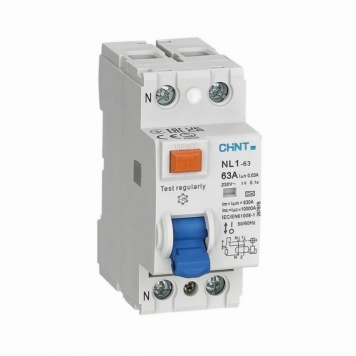 УЗО NL1-63 2P 63А 30мА 6кА тип AC (R)