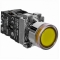 Кнопка управления NP2-BW3565 плоская, желтая, 1НО+1НЗ, AC/DC230В (LED), IP40 (R)