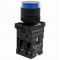 Кнопка управления NP2-BW3661 плоская синяя, 1НО, AC/DC230В(LED), IP40 (R)