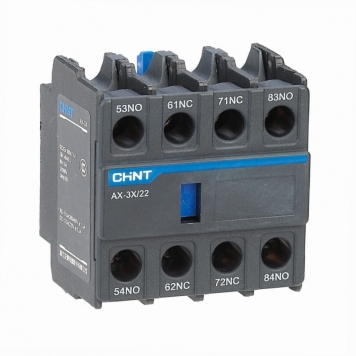 Приставка доп.контактов AX-3X/22 2НО+2НЗ для контакторов NXC-06~630 (R)