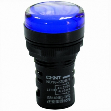 Индикатор ND16-22DS/4 синий АС 400В (R)