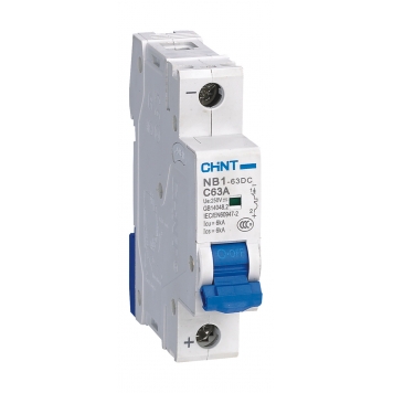Авт. выкл. NB1-63DC 1P 20А 6кА х-ка C 250В DC (R)