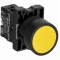 Кнопка управления NP2-EA51 без подсветки желтая 1НО, IP40 (R)