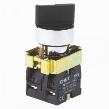 Переключатель NP2-BD34, 3 положения фиксацией, 2НЗ, IP40 (R)