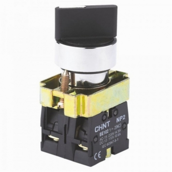 Переключатель NP2-BD24, 2 положения фиксацией, 2НЗ IP40 (R)