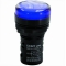 Индикатор ND16-22DS/4C синий, компактный, встр. конденсатор, IP65 АС110В (R)