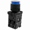Кнопка управления NP2-BW3665 плоская, синяя, 1НО+1НЗ, AC/DC230В (LED), IP40 (R)