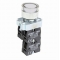 Кнопка управления NP2-BW1161 выступающая, белая, 1НО, AC/DC230В (LED), IP40 (R)