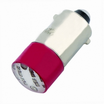 Лампа BA9s для NP2, красная, AC/DC24В (LED) (R)