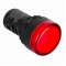 Индикатор ND16-22DS/2C красный, компактный, встр. резистор, IP65 AC/DC24В (R)