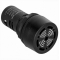 Сигнализатор звуковой ND16-22L Φ22 мм черный AC/DC24В (R)