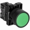 Кнопка управления NP2-EA35 без подсветки зеленая 1НО+1НЗ, IP40 (R)