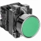 Кнопка управления NP2-BA35 без подсветки зеленая, 1НО+1НЗ, IP40 (R)