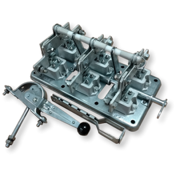 Разъединитель РС-6Л номинальный ток 630 А, со смещенным приводом, левый