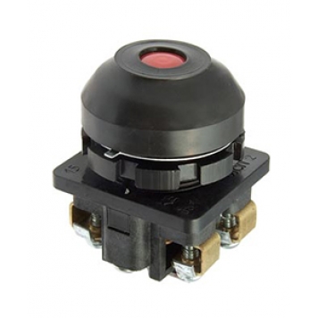 КЕ-081 У2 исп.2, красный, 1з+1р, цилиндр, IP54, 10А, 660В, выключатель кнопочный  (ЭТ)