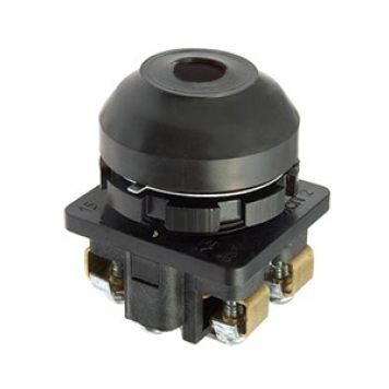 КЕ-081 У2 исп.2, черный, 1з+1р, цилиндр, IP54, 10А, 660В, выключатель кнопочный  (ЭТ)