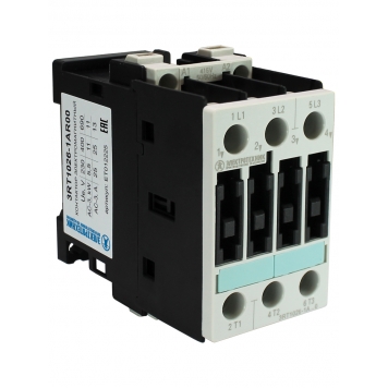 3RT1035-1AP00, 3-пол., 40A, AC-3, 18,5кВт/400V, 230V AC, 50Гц, типоразмер S2, винтовые клеммы, IP20, контактор электромагнитный (ЭТ)