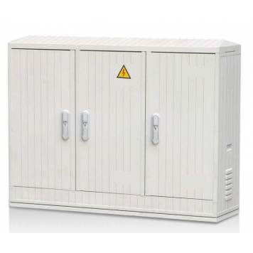 Корпус электрического шкафа из стеклонаполненного полиэстера 930.1200.320 (ВхШхГ) IP54 3 двери