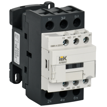 ARMAT Контактор КМИ-А-22512 LC1D 25А 400В/АС3 1NO/1NC IEK