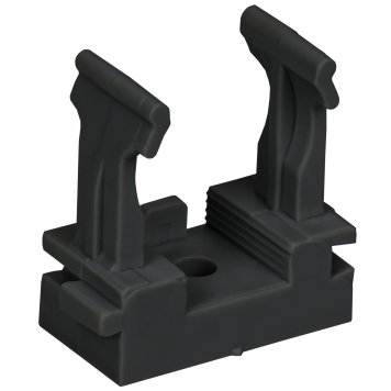 ELASTA Держатель для гофр. труб под м. пист. CFM16 черн. IEK