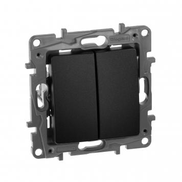 ETIKA Выключ. 2-кл. сх5 10АХ б/к антр.