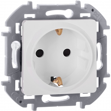 INSPIRIA Роз. с з/к/ш 16А бел.