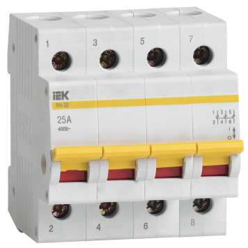 KARAT Выключатель нагрузки (мини-рубильник) ВН-32 4P 25А IEK