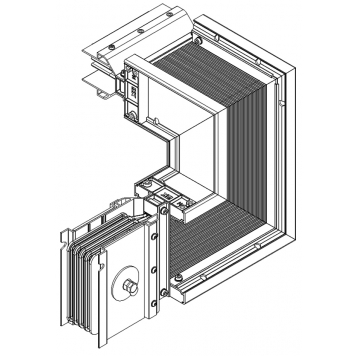 Секция Z вверх лев. 3200А Cu 3L+N+1/2PE К IP55 тр. IEK