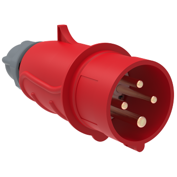 MAGNUM Вилка перенос. ССИ-014 16А-6ч 380В 3P+PE IP44 IEK