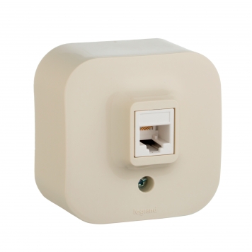 QUTEO Роз. комп. RJ45 кат.5E UTP о/у сл. кость