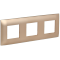 SKANDY Рамка 3-мест. SK-F03Sa песоч. IEK