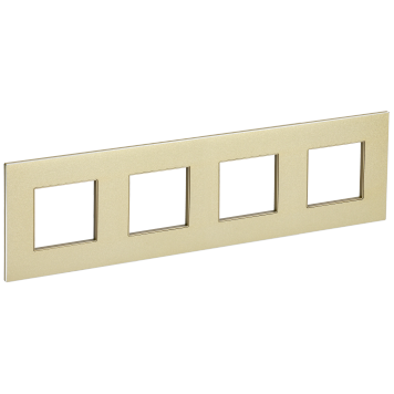 SKANDY Рамка 4-мест. SK-F34Sh металл шамп. IEK