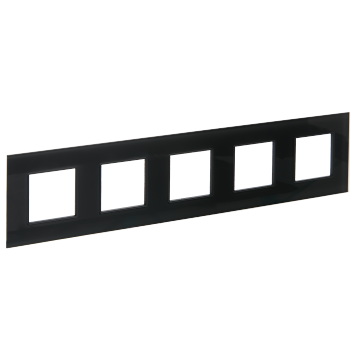 SKANDY Рамка 5-мест. SK-F25G стекло граф. IEK