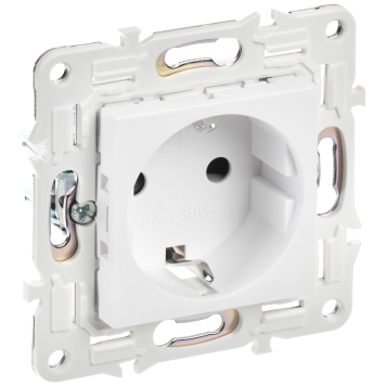 SKANDY Роз. с з/к/ш 16А SK-R04W арк. бел. IEK