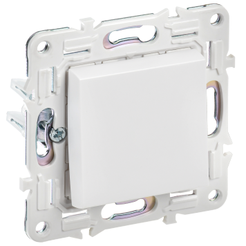 SKANDY Выключ. 1-кл. прох. 10А SK-V02W арк. бел. IEK