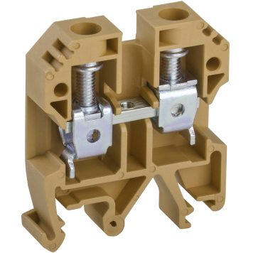 Клемма винтовая КВИ-10мм2 желтая IEK