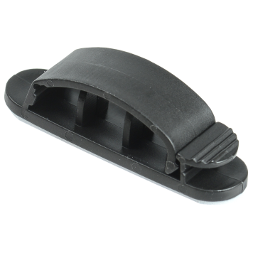 Клипса самоклеящаяся КС-3 черная (12шт) IEK