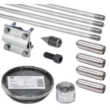 Комплект заземления 6/16 нержавеющая сталь IEK