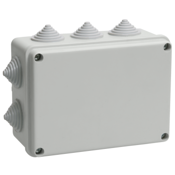 Коробка расп. КМ41242 о/п 150х110х70мм IP55 10 вв. серая IEK