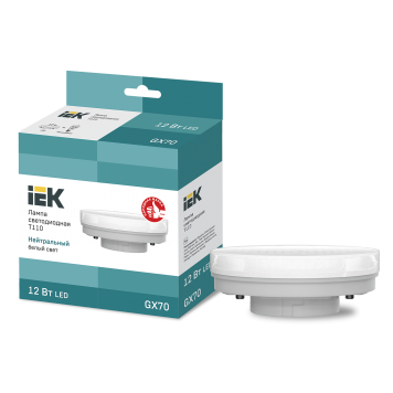 Лампа LED T110 таблетка 12Вт 230В 4000К GX70 IEK