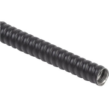 ELASTA Металлорукав Р3-ЦПнг-12 с протяжкой черный (50м) IEK