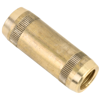 Муфта соединительная d=18мм латунь IEK