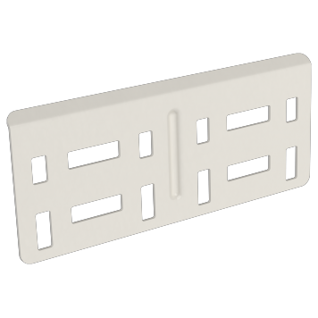 Пластина соединительная 80мм RAL 9016 IEK