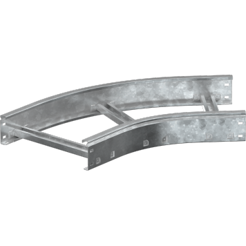 Поворот лестничный LESTA 45град 100х400мм R300 HDZ IEK