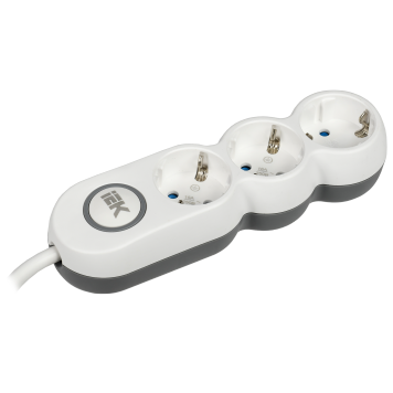 Удлинитель У03В 3 места 2P+PE/3м 3х1,5мм2 16А/250В UNO IEK