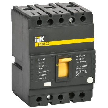 Авт. выкл. ВА88-33 3Р 125А 35кА IEK