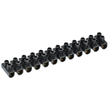 Зажим винтовой ЗВИ-30 н/г 6-16мм2 12пар черные IEK