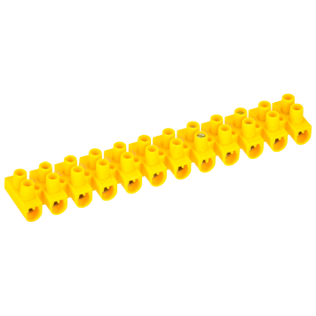 Зажим винтовой ЗВИ-10 н/г 2,5-6мм2 12пар желтые IEK