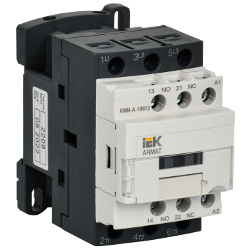 ARMAT Контактор КМИ-А-10612 LC1D 6А 230В/АС3 1NO/1NC IEK